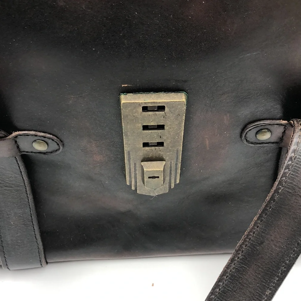 Will Leather Goods Everett Satchel Leather Briefcase